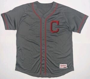 Vintage New Smyrna Beach Cudas Baseball Jersey Riddell Size 48 XL Grey Captain